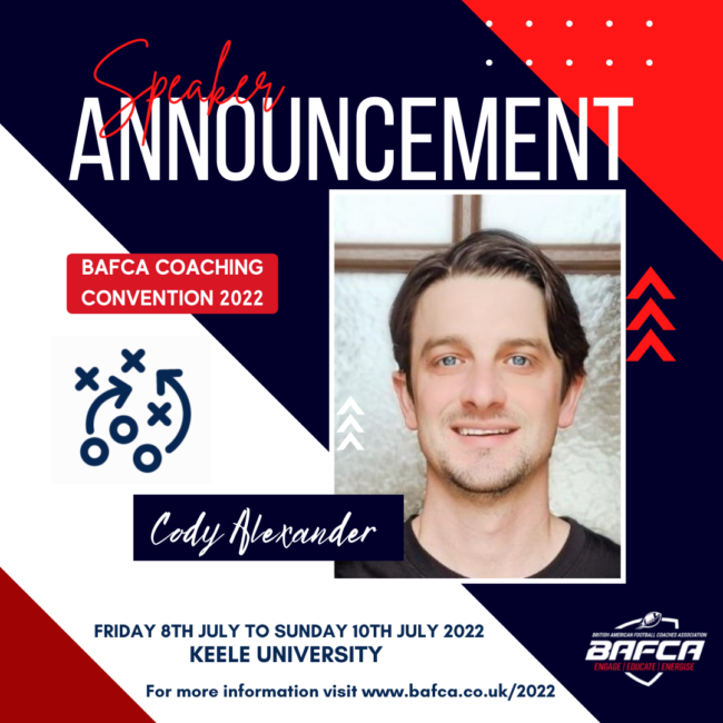 Cody Alexander BAFCA 2022 Speaker Announcements (2)